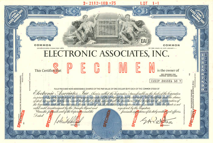 Electronic Associates, Inc.
